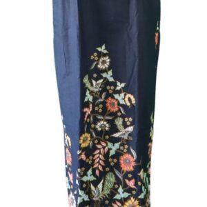 01 Black Floral Skirt 1