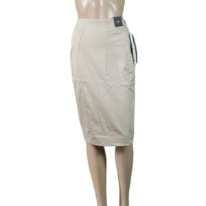 01 Studio W Beige Pencil Skirt 1