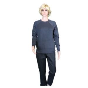 02 Dust Black Crew Sweater