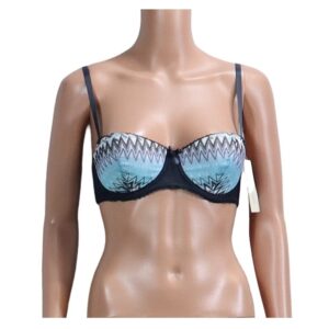 02 Elle Macpherson Dew-drops Navy Bra 1