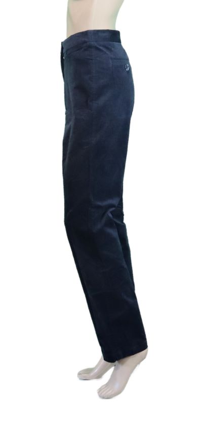 0307 Meuse Charcoal Velour Pants 4