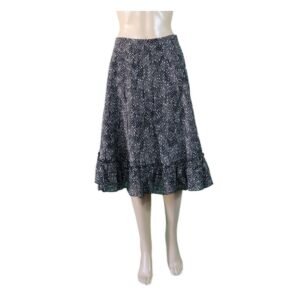 04 Meuse Black Cream Skirt 1