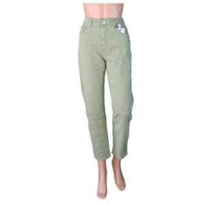 0416a Stradivarius Olive Jeans 1