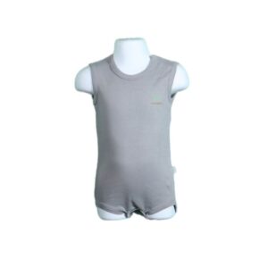 05 Sleeveless Onesie Plain Grey 1
