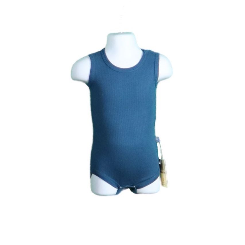 05 Sleeveless Onesie Ribbed Blue 1
