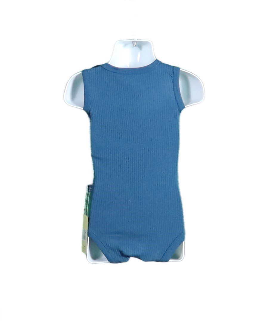 05 Sleeveless Onesie Ribbed Blue 2