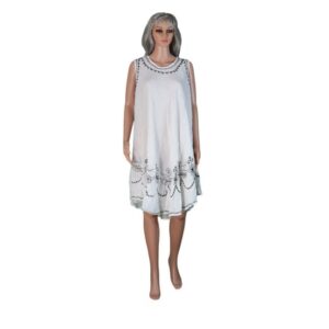 0601 IK Collections White Dress 1
