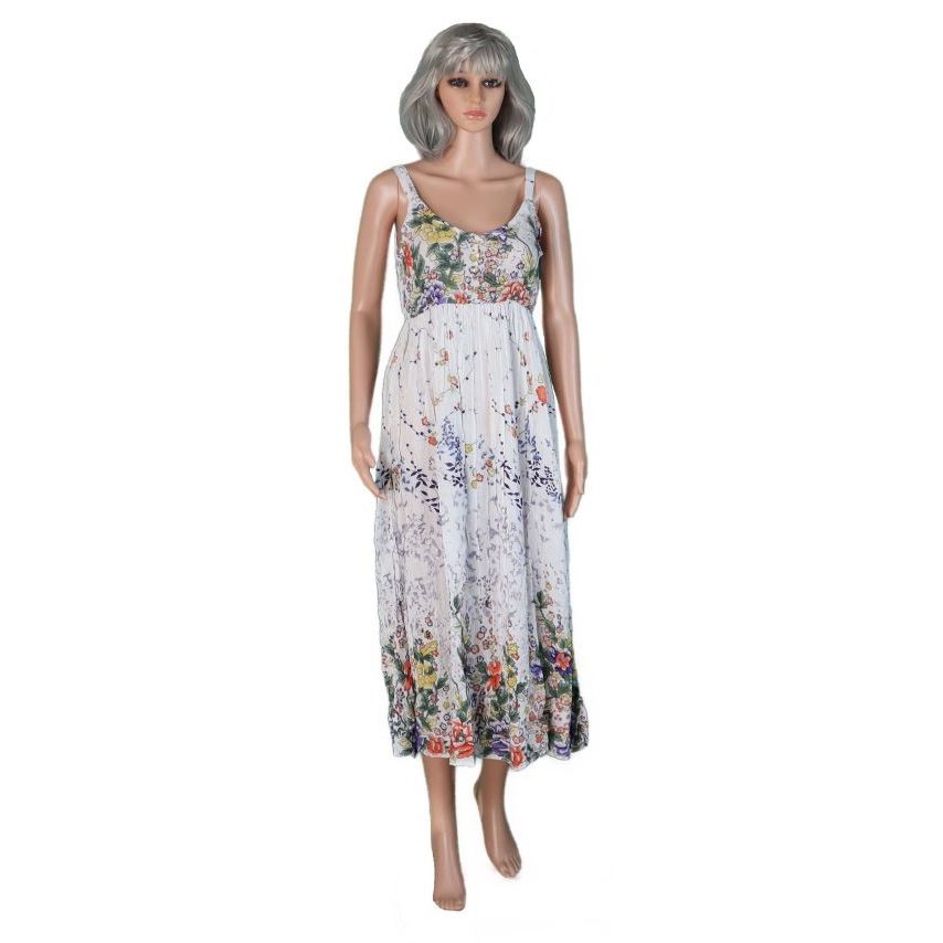 0602 HI Floral White Dress 1