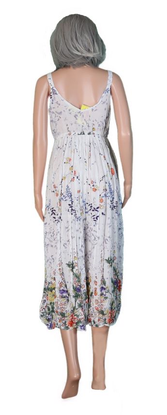 0602 HI Floral White Dress 3