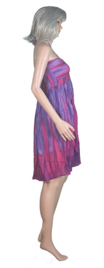 0605 HI Purple Green Dress 2