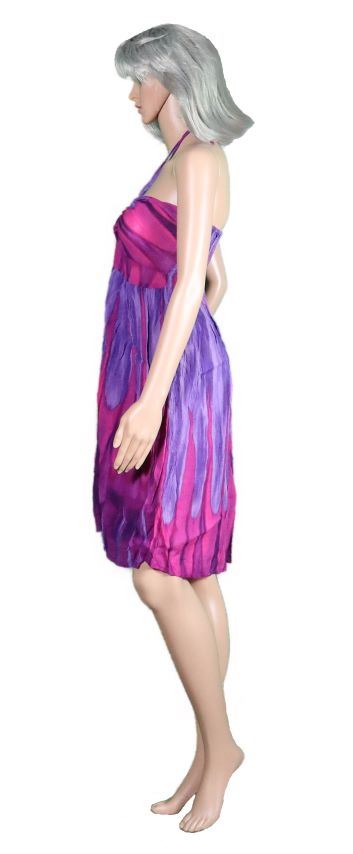 0605 HI Purple Green Dress 4