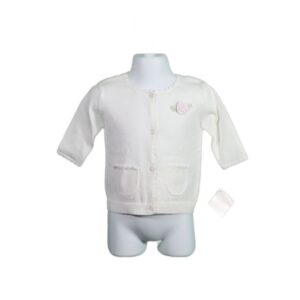 06107 Le Bon White Cardigan 1