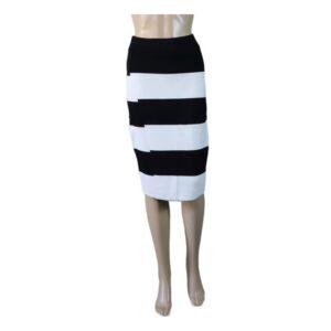 09 Metalicus Black White Skirt 1