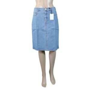 09 Sportscraft Denim Blue Skirt 1