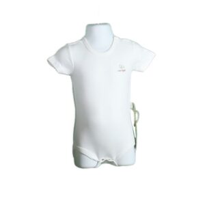 10 Onesie SS Plain White 1