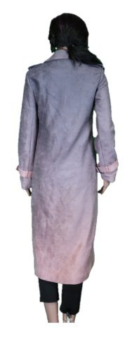 1342 PR Clothing Long Pink Grey Coat 4
