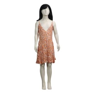 17 Shein Orange Dress 1