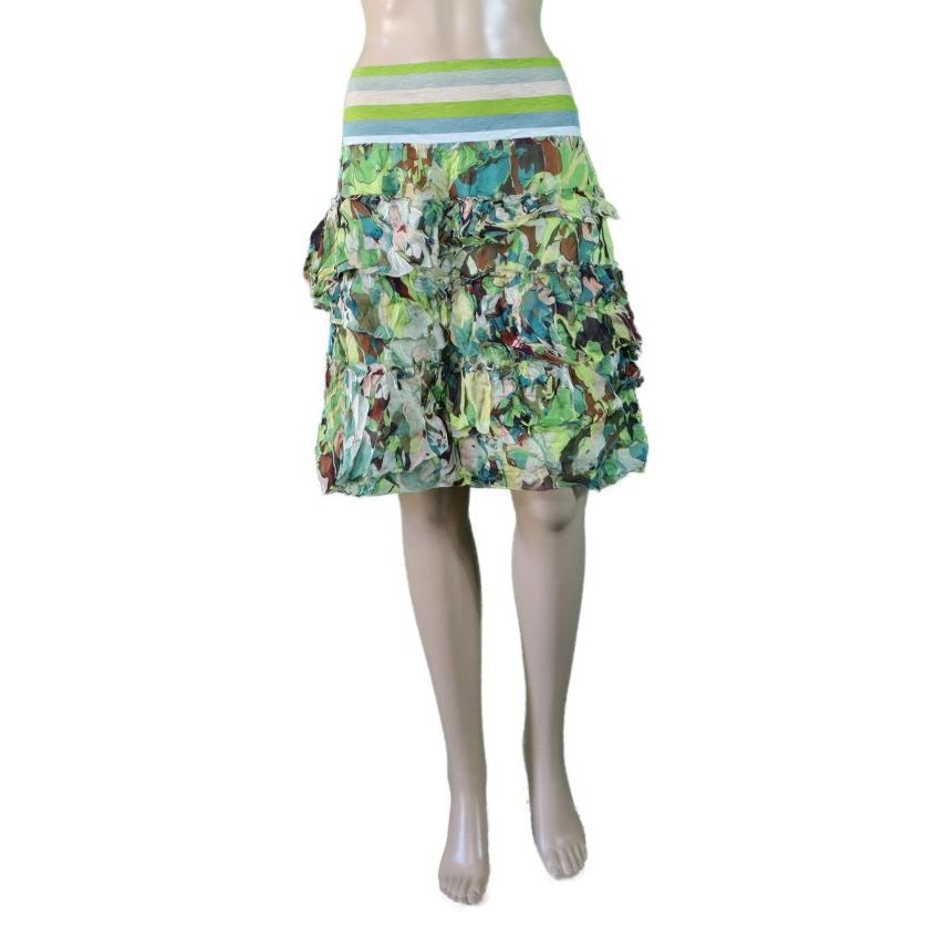 18 One Step Green Skirt 1