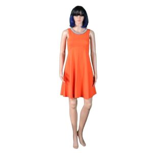 19 Orange Summer Dress 1