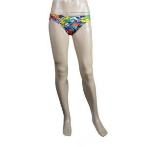 1907c Yellow Red Blue Swim Briefs 1