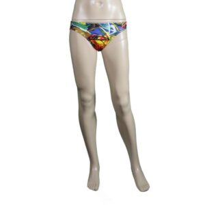 1907e Green Pink Swim Briefs 1