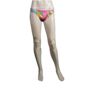 1907l Yellow Pink Swim Briefs 1