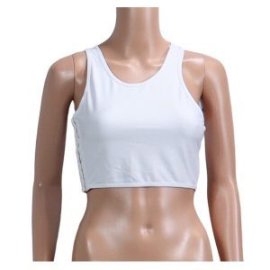 24 White Singlet Bra 1