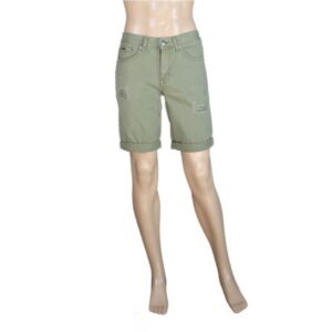 5621 The Denim Company Olive Shorts 1
