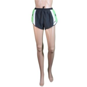 713 Asic Blk Wht Lime Shorts 1