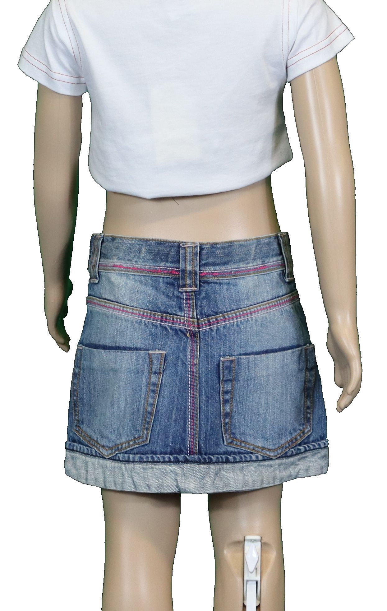 Denim Skirt Bargain As Clothing