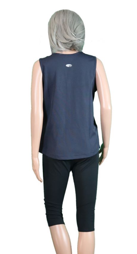 T04AW03 ASIC Navy Singlet 3