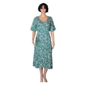 WR4436 Emerge Green Dress 1